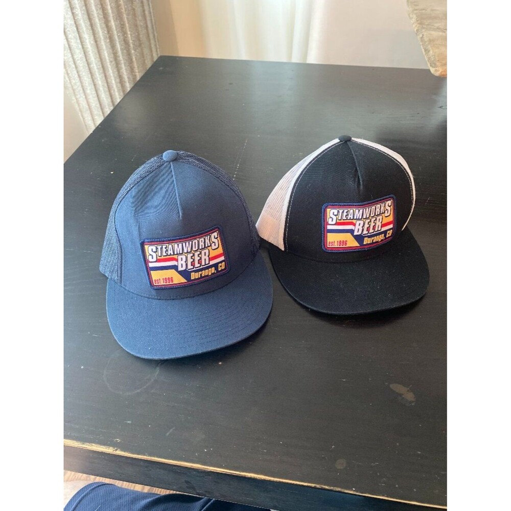 Steamworks Beer Durango Colorado Trucker Hat Lot Two 2 One Size OS Snapback